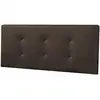 Image de Tête De Lit Carla 160x60 Cm Chocolat, Rembourrée De Mousse