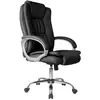 Image de Chaise De Bureau Karen Elevable Et Fauteuil Inclinable En Simili Cuir Noir