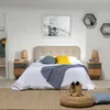 Image de marcKonfort Tête de lit tapissée Saona 150x60 cm Couleur Beige Rembourré avec de la Mousse Boutons en capitonné 8cm dépaisseur