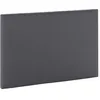 Image de Tête de lit Aura recouverte de tissu Gris Foncé 90x60 cm