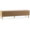 Image de Meuble Tv Lluvia 4 Portes, Coloris Chêne, Longueur 160 Cm