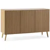 Image de Buffet Lluvia 3 portes en chêne largeur 120 cm