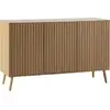 Image de Buffet lluvia 3 portes en chêne, largeur 120 cm I23057