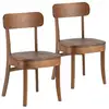 Image de Pack de 2 chaises nala couleur noyer, bois massif I23111