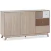 Image de Buffet Maia 2 Portes 4 Tiroirs Multicolores