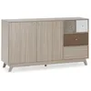 Image de Buffet Maia 2 portes 4 tiroirs multicolores
