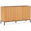 Image de Buffet Curva 3 portes couleur Chêne