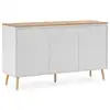 Image de Buffet desi 3 portes couleur blanc I24109