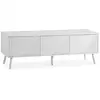 Image de Meuble tv telmo 3 portes couleur blanc 130 cm I24187