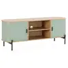 Image de Meuble tv mónaco 2 portes couleur bleu I25001