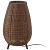 Image de BOVER lampadaire extérieur AMPHORA 01 (Rotin brun, bulbes non inclus - Aluminium, polyéthylène, fibre synthétique)