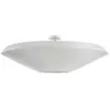 Image de BOVER lampe de plafond SIAM 120 (Ruban blanc translucide, petite structure - Fer, acier inoxydable, méthacrylate, ruban.)