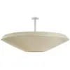 Image de BOVER lampe de plafond SIAM 120 (Ruban crème translucide, grande structure - Fer, acier inoxydable, méthacrylate, ruban.)