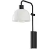 Image de BOVER lampe murale DREP A/04 (Blanc opalin - Aluminium, fer, verre borosilicaté)