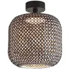 Image de BOVER lampe de plafond pour extérieur NANS PF/31 OUTDOOR (Brun avec des touches de beige et de gris clair - Acier inoxydable, aluminium, polycarbonate, fibre synthétique.)