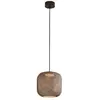 Image de BOVER lampe à suspension pour extérieur NANS S/31 OUTDOOR (Brun avec des touches de beige et de gris clair - Acier inoxydable, aluminium, polycarbonate, fibre synthétique.)