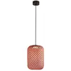 Image de BOVER lampe à suspension pour extérieur NANS S/31.2 OUTDOOR (Rouge avec des touches d'orange et de beige - Acier inoxydable, aluminium, polycarbonate, fibre synthétique.)