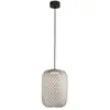 Image de BOVER lampe à suspension pour extérieur NANS S/31.2 OUTDOOR (Beige avec des touches de bleu clair et de gris clair. - Acier inoxydable, aluminium, polycarbonate, fibre synthétique.)