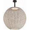 Image de BOVER lampe de plafond pour extérieur NANS SPHERE PF/80 OUTDOOR (Brun avec des touches de beige et de gris clair - Acier inoxydable, aluminium, polycarbonate, fibre synthétique.)