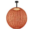 Image de BOVER lampe de plafond pour extérieur NANS SPHERE PF/80 OUTDOOR (Rouge avec des touches d'orange et de beige - Acier inoxydable, aluminium, polycarbonate, fibre synthétique.)