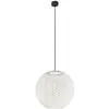 Image de BOVER lampe à suspension pour extérieur NANS SPHERE S/60 OUTDOOR (Rouge avec des touches d'orange et de beige - Acier inoxydable, aluminium, polycarbonate, fibre synthétique.)