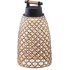 Image de BOVER lampe de table pour extérieur NANS PORTABLE M/41/R OUTDOOR (Brun avec des touches de beige et de gris clair - Acier inoxydable, aluminium, polycarbonate, fibre synthétique.)