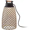 Image de BOVER lampe de table NANS PORTABLE M/49 OUTDOOR (Brun avec des touches de beige et de gris clair - Acier inoxydable, aluminium, polycarbonate, fibre synthétique.)