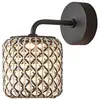 Image de BOVER lampe murale pour extérieur NANS A/01 OUTDOOR (Gris avec du beige et du gris clair - Acier inoxydable, aluminium, polycarbonate, fibre synthétique.)