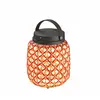 Image de BOVER lampe de table NANS M/21/R (Rouge avec des touches d'orange et de beige - Acier inoxydable, aluminium, polycarbonate, fibre synthétique.)