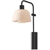 Image de BOVER lampe murale DREP A/04 (Opale nue - Aluminium, fer, verre borosilicaté)