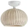 Image de BOVER lampe de plafond pour extérieur GAROTA PF/01 OUTDOOR (Blanc ivoire - Aluminium, acier inoxydable, polyéthylène, fibre synthétique)