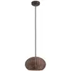 Image de BOVER lampe à suspension pour extérieur GAROTA S/01 OUTDOOR (Marron - Aluminium, acier inoxydable, polyéthylène, fibre synthétique)