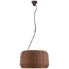 Image de BOVER lampe à suspension pour extérieur FORA S (Rotin brun, bulbes non inclus - Aluminium, acier inoxydable, polyéthylène, fibre synthétique)