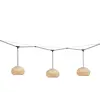 Image de BOVER lampe à suspension pour extérieur GAROTA CATENARY S/27/4L OUTDOOR (Blanc ivoire - Aluminium, acier inoxydable, polyéthylène, fibre synthétique)