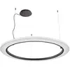 Image de BOVER lampe à suspension RODA S/150 (Ruban blanc translucide, dimmable 1-10 V - Aluminium, acier, ruban)
