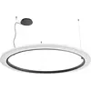 Image de BOVER lampe à suspension RODA S/200 (Ruban blanc translucide, dimmable 1-10 V - Aluminium, acier, ruban)