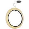 Image de BOVER lampe à suspension RODA S/120/V (Ruban crème translucide, dimmable 1-10 V - Aluminium, acier, ruban)