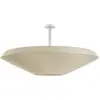 Image de BOVER lampe de plafond SIAM 150 (Ruban crème translucide, grande structure - Fer, acier inoxydable, méthacrylate, ruban.)