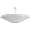 Image de BOVER lampe de plafond SIAM 150 (Ruban blanc translucide, grande structure - Fer, acier inoxydable, méthacrylate, ruban.)
