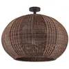 Image de BOVER lampe de plafond pour extérieur GAROTA PF/02 OUTDOOR (Marron, dimmable Triac - Aluminium, acier inoxydable, polyéthylène, fibre synthétique)