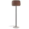 Image de BOVER lampadaire pour extérieur FORA P (Rotin marron, base en béton, LED intégrée - Aluminium, acier inoxydable, polyéthylène, fibre synthétique, ciment)