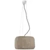 Image de BOVER lampe à suspension pour extérieur FORA S (Beige clair, dimmable Triac - Aluminium, acier inoxydable, polyéthylène, fibre synthétique)