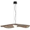 Image de BOVER lampe à suspension pour extérieur MEDITERRÀNIA S/105 OUTDOOR (Marron - Acier inoxydable, aluminium, fibre synthétique de polyéthylène, polycarbonate)