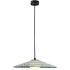 Image de BOVER lampe à suspension pour extérieur NANS S/55 OUTDOOR (Beige avec des touches de bleu clair et de gris clair. - Acier inoxydable, aluminium, polycarbonate, fibre synthétique.)