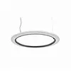 Image de BOVER lampe à suspension RODA S/150 (Ruban blanc translucide, dimmable 1-10V, pilote à distance - Aluminium, acier, ruban)
