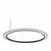 Image de BOVER lampe à suspension RODA S/200 (Ruban blanc translucide, dimmable 1-10V, pilote à distance - Aluminium, acier, ruban)