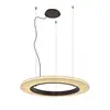 Image de BOVER lampe à suspension RODA S/90 (Ruban crème translucide, dimmable 1-10 V - Aluminium, acier, ruban)