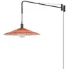 Image de BOVER lampe murale NANS 55 A/98 (Rouge avec des touches d'orange et de beige - Acier inoxydable, aluminium, polycarbonate, fibre synthétique.)