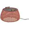 Image de BOVER lampe de table NANS BAG/38 OUTDOOR (Rouge avec des touches d'orange et de beige - Acier inoxydable, aluminium, polycarbonate, fibre synthétique.)