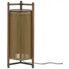 Image de BOVER lampadaire pour extérieur KANDO P/111 OUTDOOR (Corde couleur sable - Aluminium, bois de teck, corde nautique, polycarbonate.)